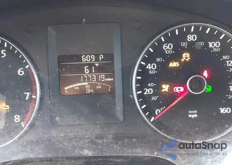 2013 Volkswagen Jetta 2.5L Se z USA, uszkodzony, nr VIN 3VWDP7AJ0DM394077